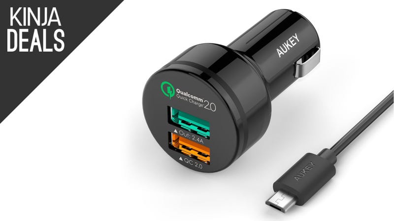 Illustration for article titled Charge Up In a Hurry With This Qualcomm-Certified Quick Charger