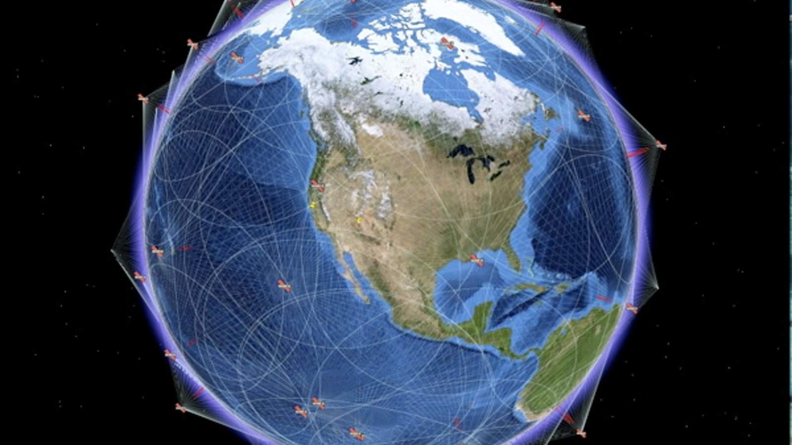 google earth live satellite feed