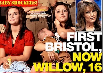 Illustration for article titled It's Time For A Willow Palin "Pregnancy Scandal"!