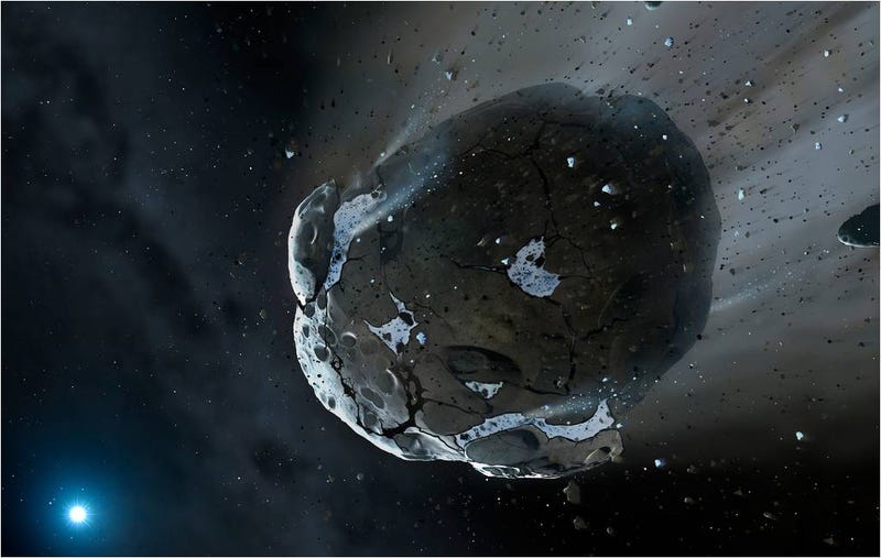 Illustration for article titled El meteorito de Chelyabinsk es producto de una colisión espacial