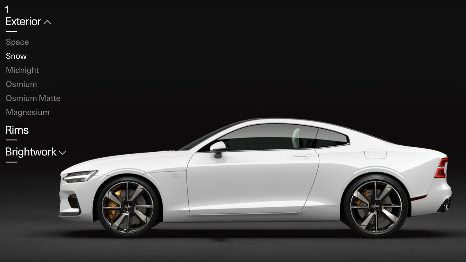 The Polestar 1 Configurator Is Sort Of Depressing