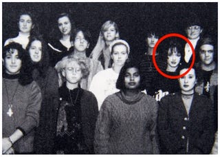 Illustration for article titled Christina Hendricks' Yearbook Photo