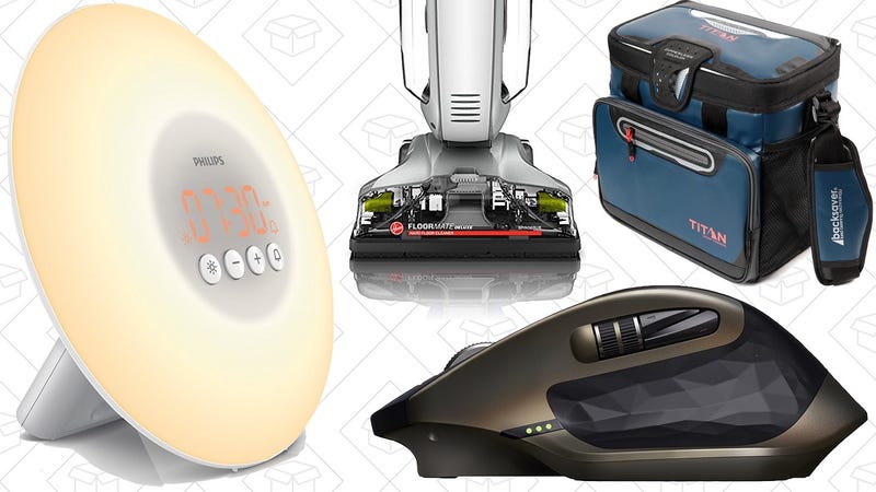 Illustration for article titled Today's Best Deals: Wake-Up Light, MX Master Mouse, Hoover FloorMate, and More