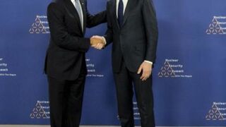 President Barack Obama with Netherlands Prime Minister Mark Rutte at the Nuclear Security Summit, March 24, 2014, in The HagueFreek van den Bergh/AFP/Getty Images