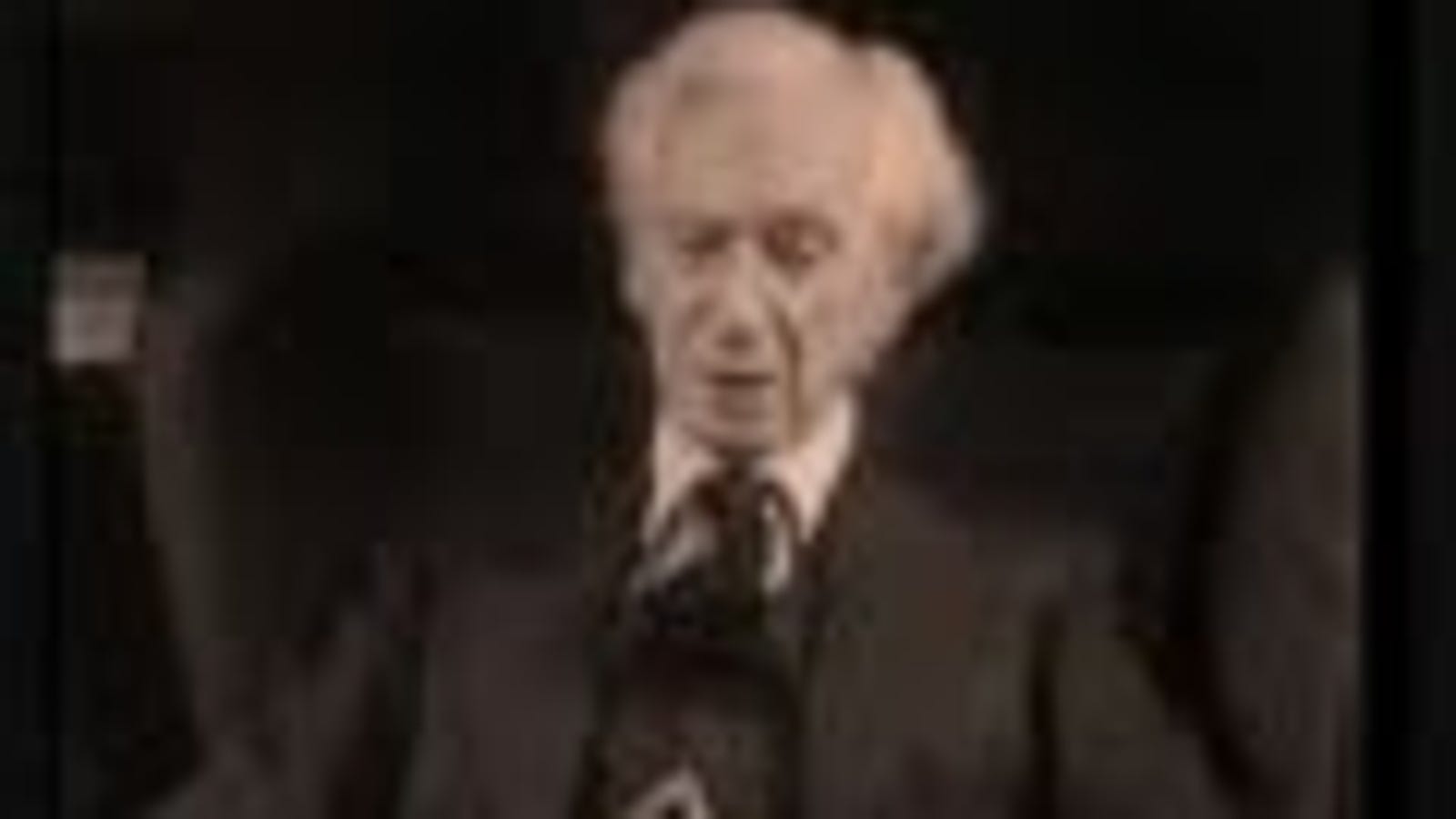 In 1959 mathematician philosopher Bertrand Russell had two things he