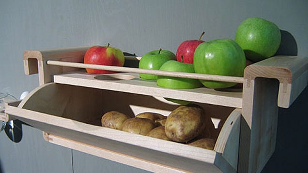 Put an apple in with your box of potatoes to keep them from sprouting