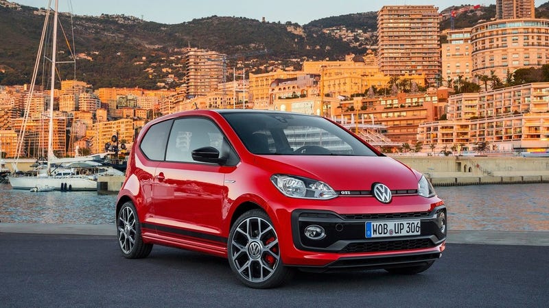 Illustration for article titled The 2018 Volkswagen Up GTI Is The Best New Performance Car We Don’t Get