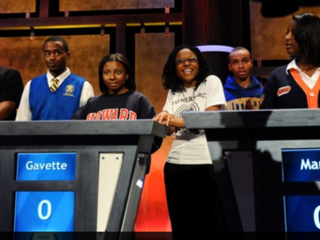 Ford Black College Quiz Game Show contestants (Jahi Chikwendiu/the Washington Post)