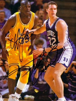 Illustration for article titled Why Did The Dream Team Choose Laettner Over Shaq?
