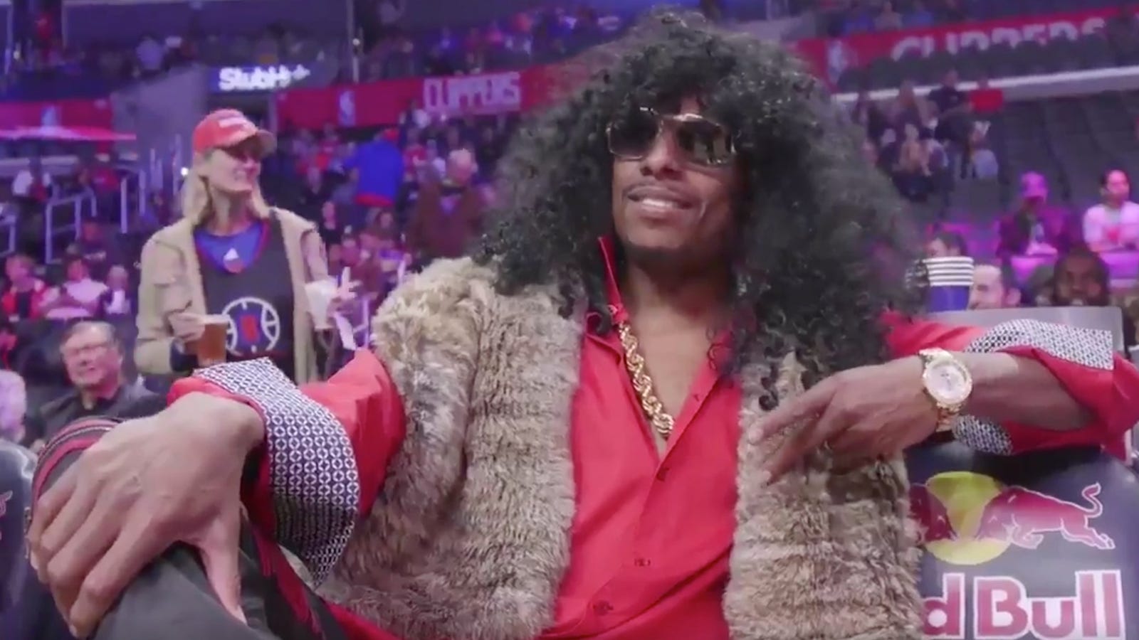 paul pierce is out tonight with an ankle injury so he dressed up as rick james on the bench pierce is one of the most zealous nba halloween enthusiasts - Paul Pierce Halloween paul pierce is out tonight with an ankle injury so he dressed up as rick james on the bench pierce is one of the most zealous nba halloween enthusiasts - Paul Pierce Halloween