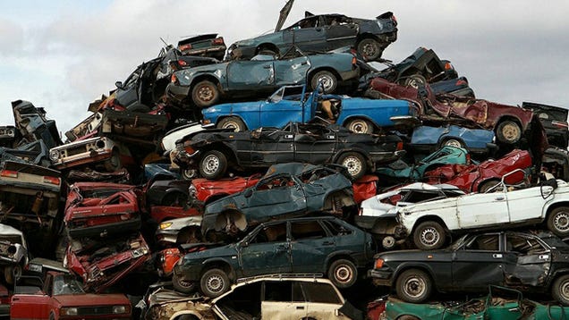 Scenes from a Russian junkyard