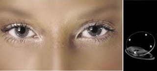Illustration for article titled I See No Possible Dangers to Embedding Swarovski Crystals in Contact Lenses