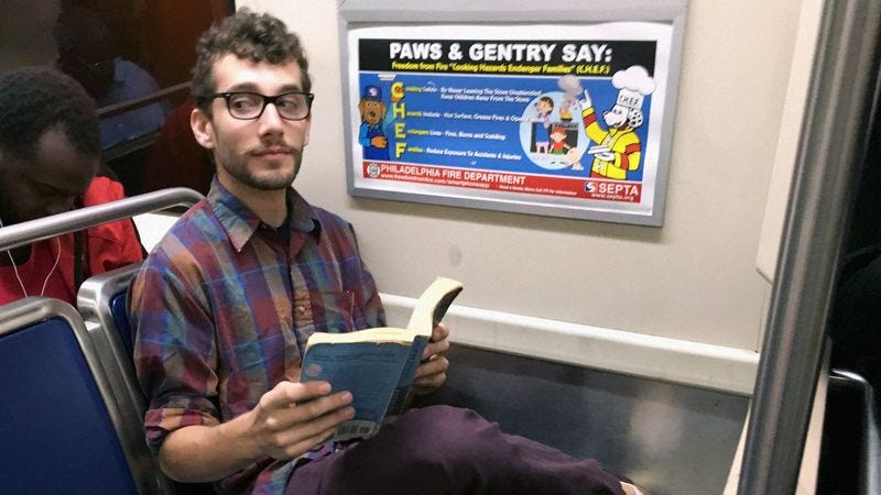 Illustration for article titled Everything In Power Done To Appear Interesting To Attractive Woman On Subway