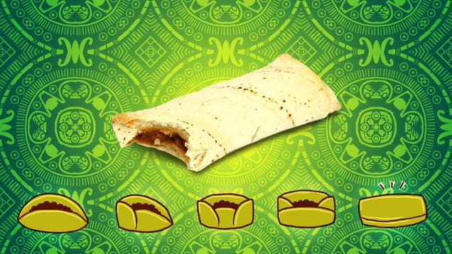How To Properly Fold a Burrito So it Doesn't Lose its Filling