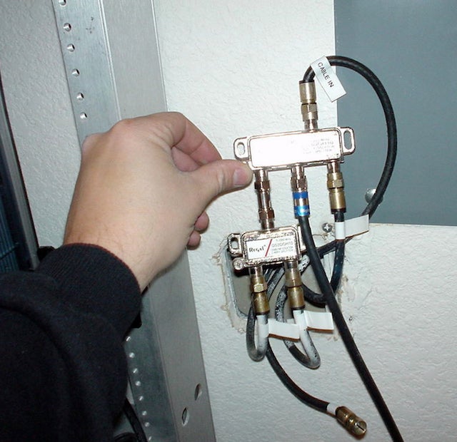 how to wire your house with cat5e or cat6 ethernet cablePictured Above Short Patch Cables Up To The Switch The Aluminum Is #14