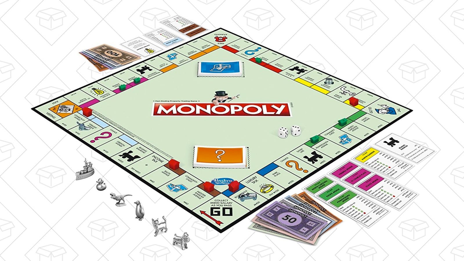 monopoly board original grahic