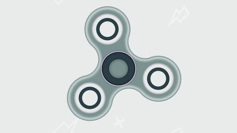mario animated fidget spinner
