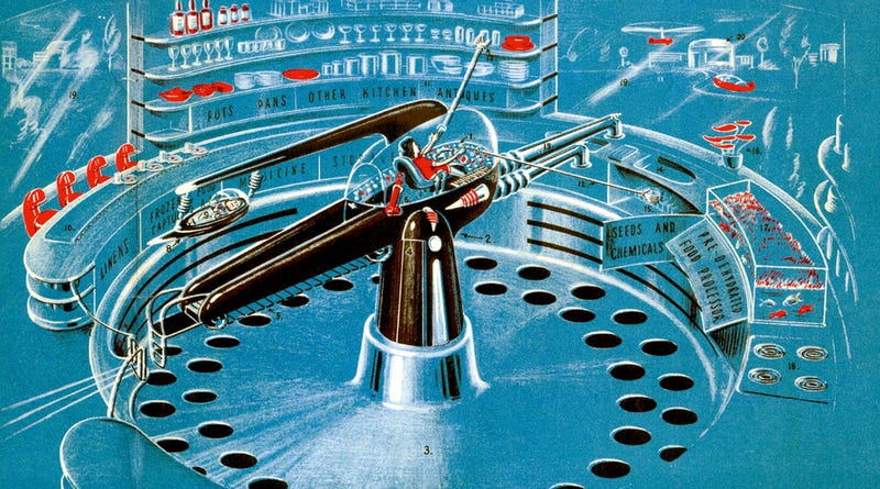Illustration for article titled The 1940s Kitchen of Tomorrow Was Difficult to Parody