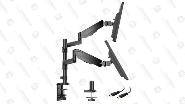 Upgrade Your Dual Monitor Setup With An Affordable Monitor Arm