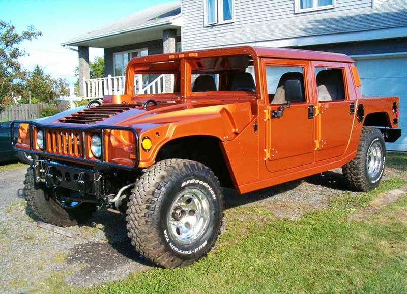 madman Ford nut is handbuilding an incredible Hummer H1 replica on 