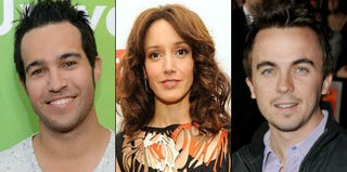 Pete Wentz (Jason Kempin/Getty Images); Jennifer Beals (Jason Kempin/Getty Images); Frankie Muniz (Kevin Winter/Getty Images)