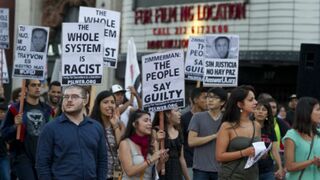 Protesting the verdict in the George Zimmerman trial (Robyn Beck/AFP/Getty Images)
