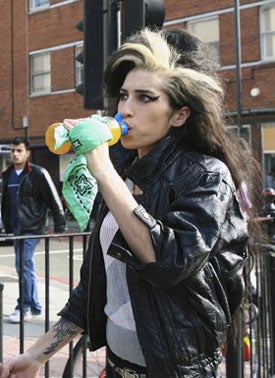 Image result for amy winehouse alcoholism