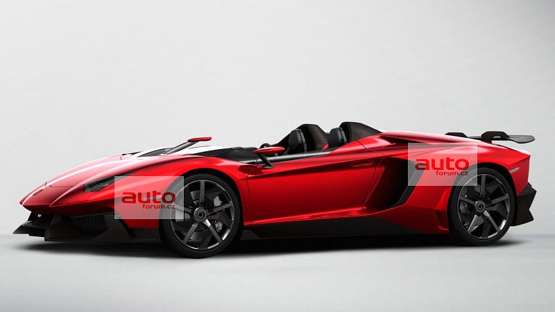 Lamborghini Aventador J A Vent A Door No Roof