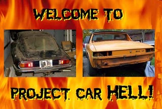 Illustration for article titled PCH, Great Rusty North Edition: Triumph GT6 or Porsche 914?