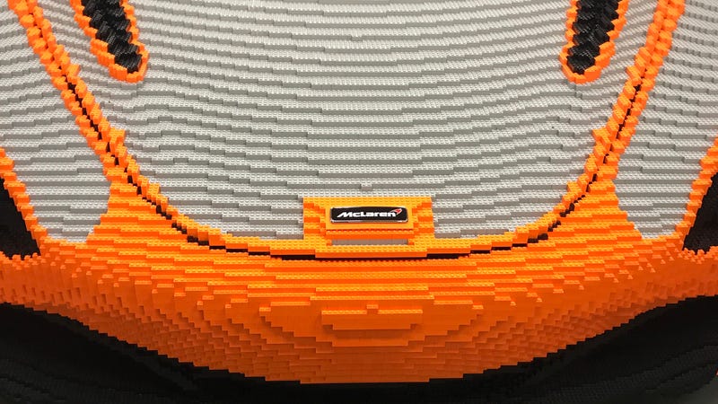Illustration for article titled This 1:1 Scale Lego McLaren 720S Will Weigh 3,200 Pounds