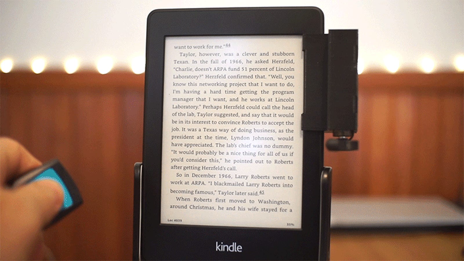 photo of This Page-Turning Kindle Contraption Is Straight Out of Rick and Morty image