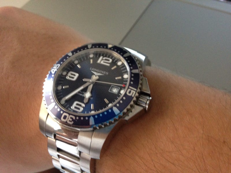 Illustration for article titled Watchlopnik: The Longines Hydroconquest Automatic.