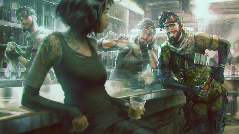 Illustration for article titled Apex Legends & # 39; Mirage Has A Dating Profile Now