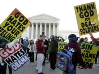 Westborough Baptist Church's ad (Mediaite)