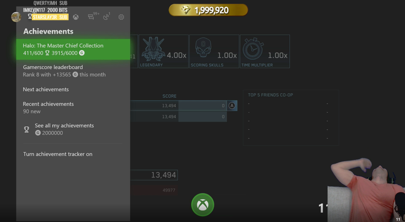 illustration for article titled the world record for highest xbox gamerscore is now two million - fortnite xbox one leaderboards