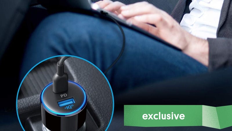 Anker PowerDrive Speed+ 2 49.5W Car Charger | $22 | Amazon | Promo code KINJAPDS2