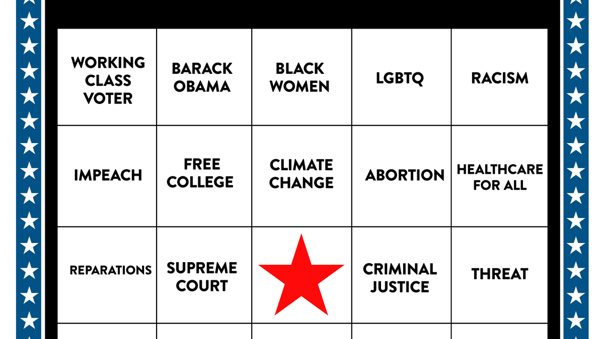The Root Presents 2019 Democratic Debate Bingo
