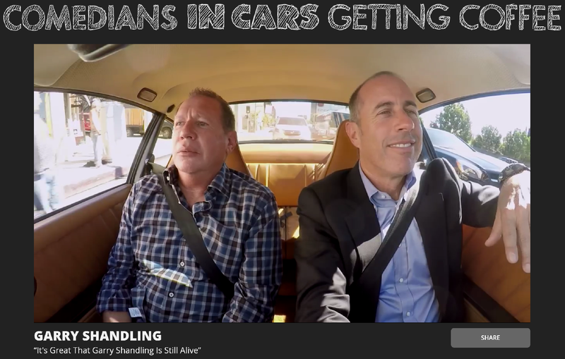 Illustration for article titled Garry Shandling Dies, Leaves 'Comedians In Cars' Episode With Deeply Unfortunate Title