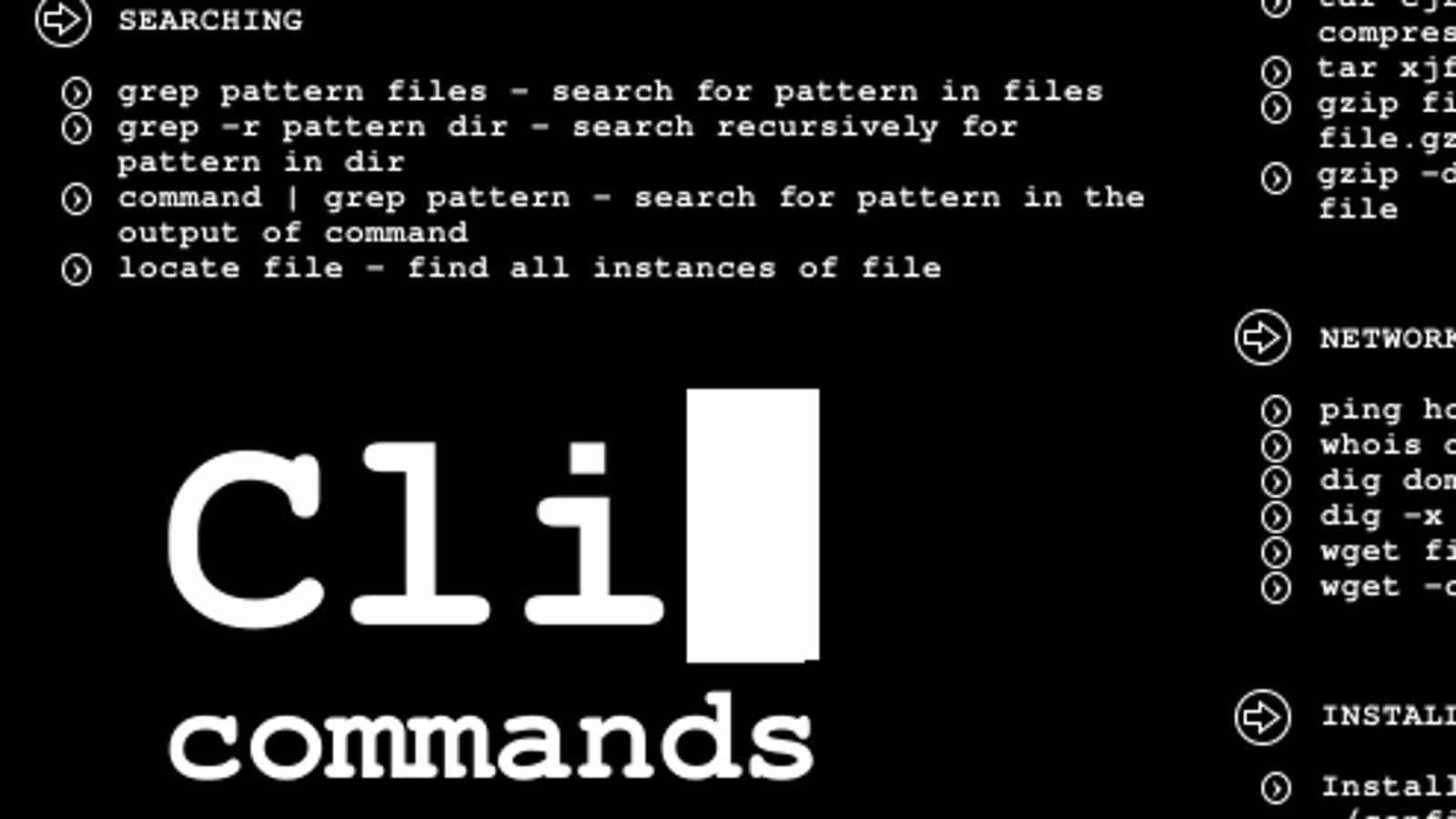 bldc tool terminal commands