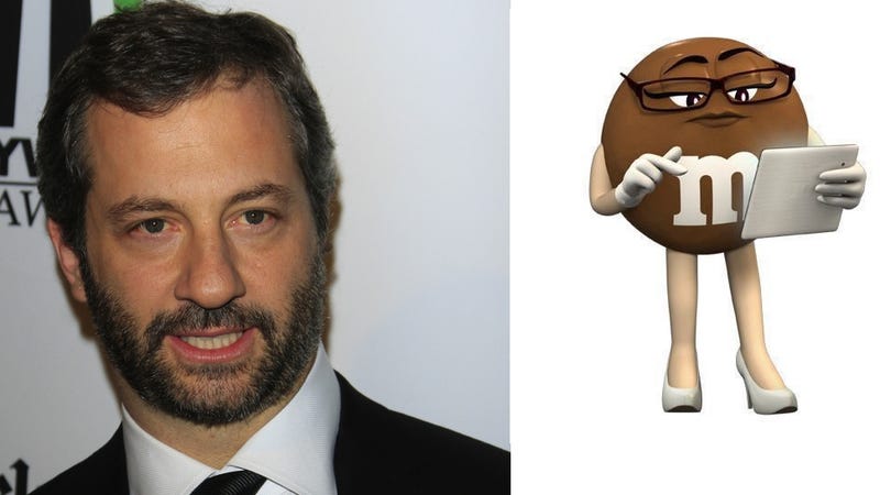 Illustration for article titled Judd Apatow Could Be The Best M&Ms Spokesperson Ever (Sorry, 'Sexy' Anthropomorphic Brown One)