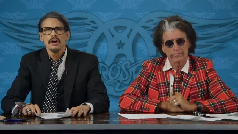Aerosmith tour announcement (Screenshot: Twitter)
