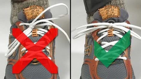 How to Tie Your Shoes With One Hand