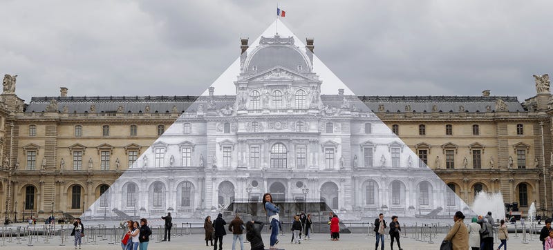 photo of An Artist Has Made the Louvre's Pyramid Disappear image