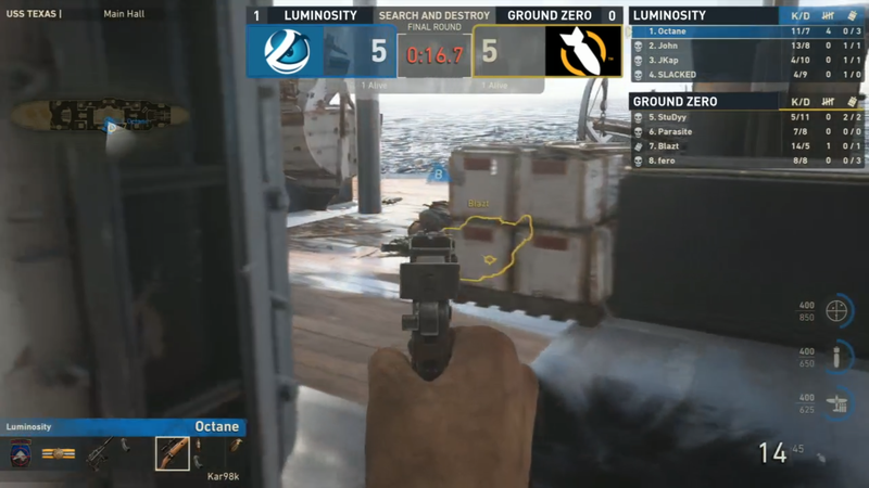Illustration for article titled Sneaky Defuse Almost Works At Call of Duty Tournament