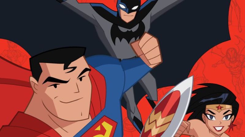 A promotional image for Justice League Action