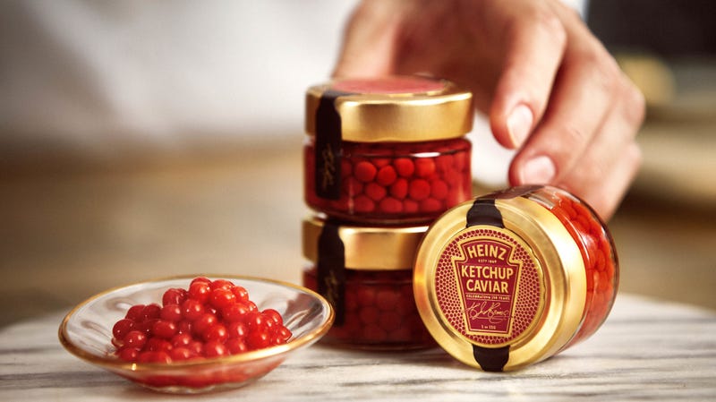 Illustration for article titled Heinz releases Ketchup Caviar to class up your Valentine hot dogs