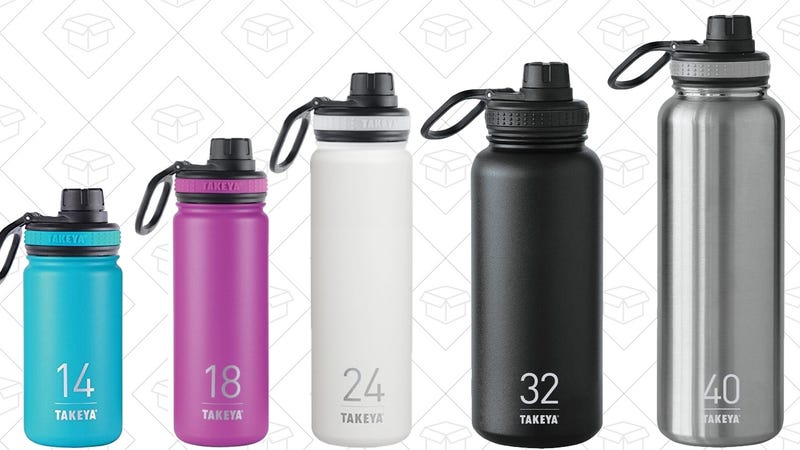 20% off Takeya Vacuum Insulated Bottles, Discount Shown at Checkout