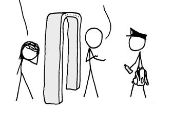 Illustration for article titled FAA Mildly Concerned About Flight Attendants Carrying Handheld Bombs