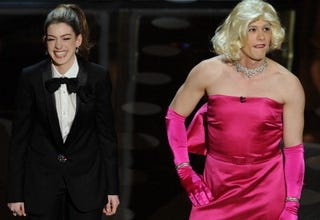 Anne Hathaway and James Franco (Gabriel Bouys/AFP/Getty Images)