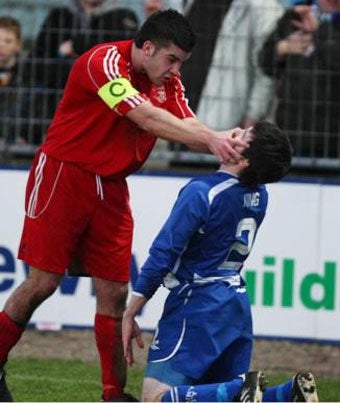 Illustration for article titled That's Got To Be At Least A Yellow Card